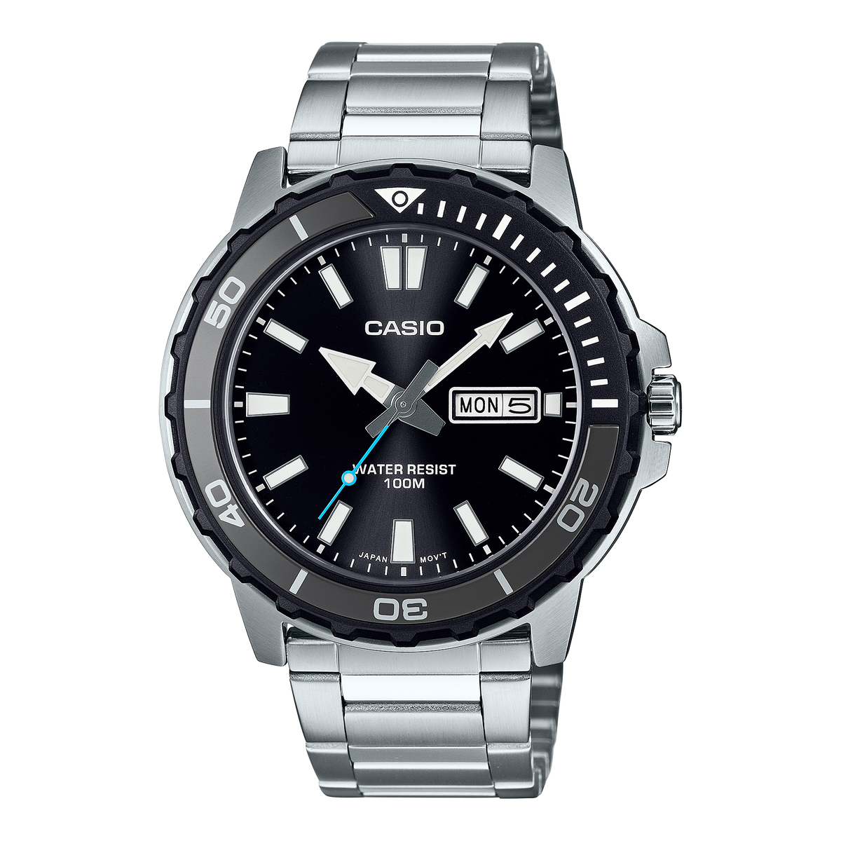 MTD-125D Reloj Casio para Hombre Pulsera de Metal Análogo