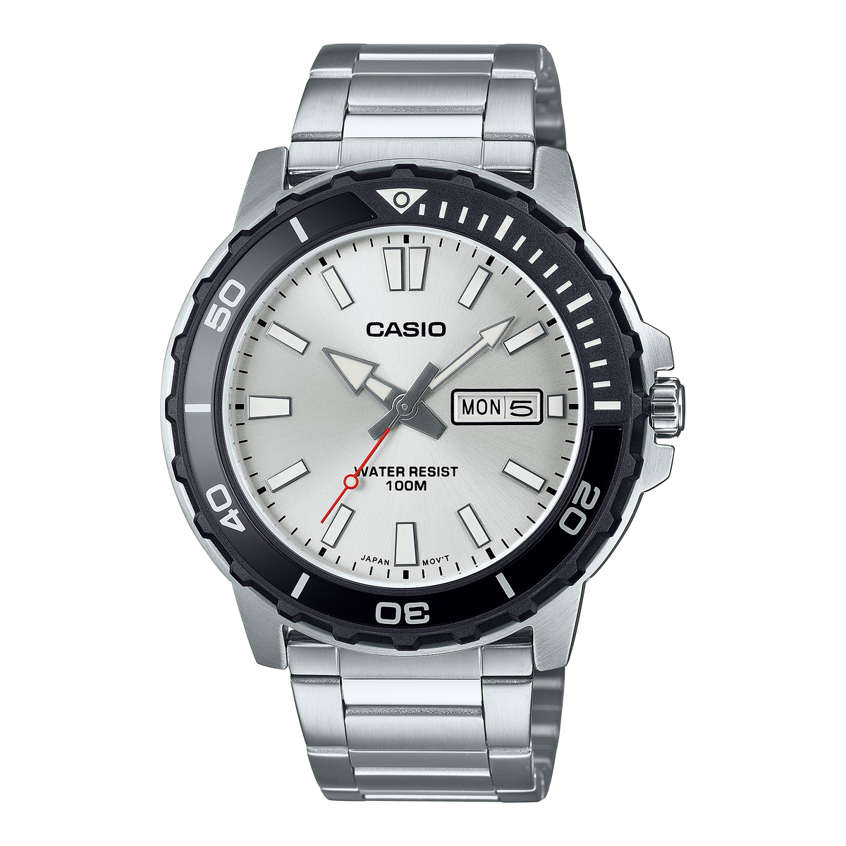 MTD-125D Reloj Casio para Hombre Pulsera de Metal Análogo