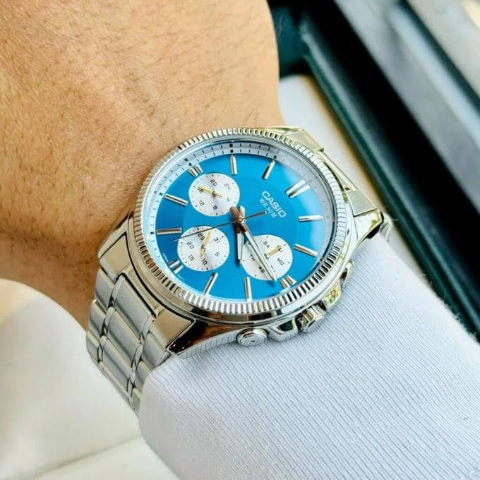 MTP-1375 Reloj Casio para Hombre Pulsera de Metal Análogo