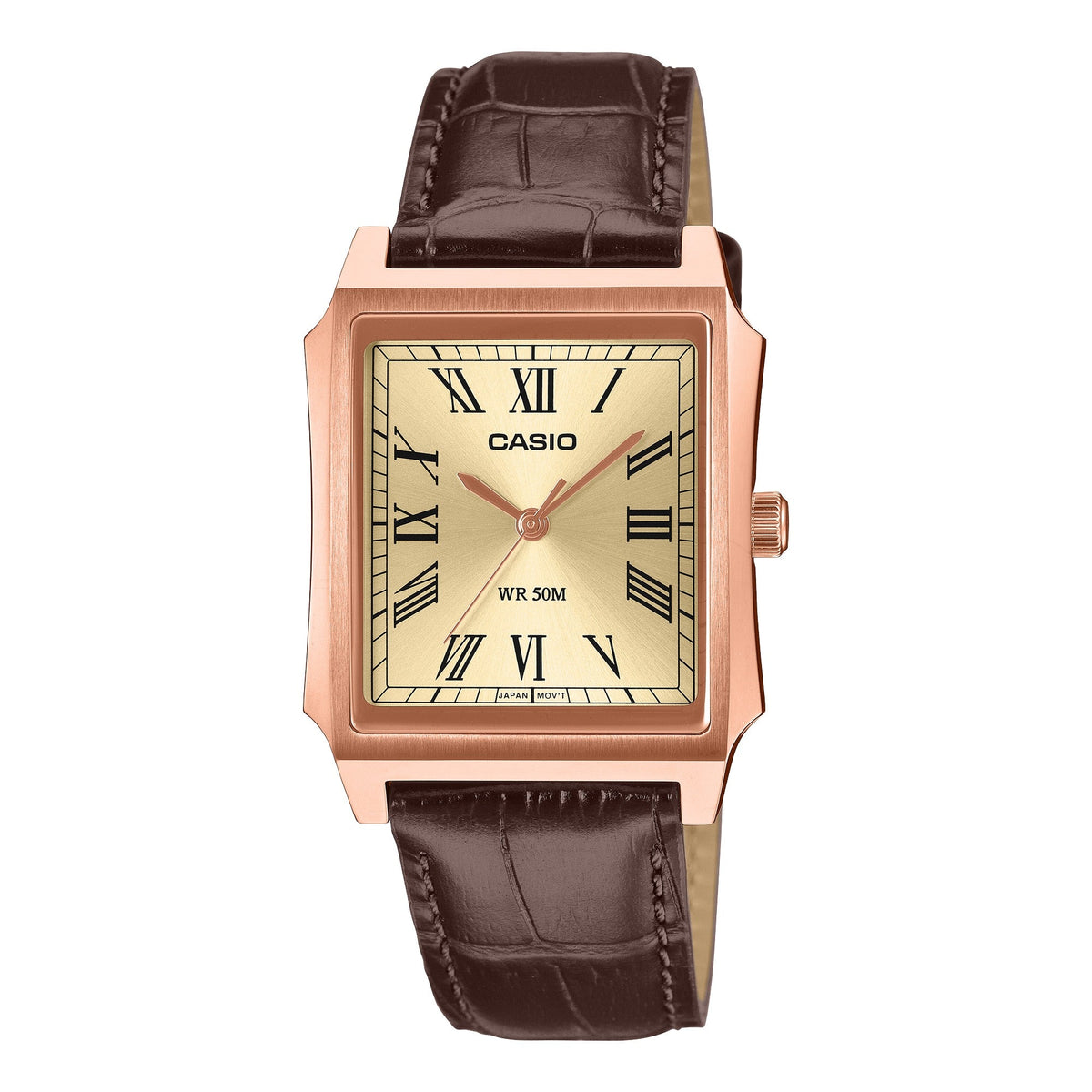 MTP-B190 Reloj Casio de hombre pulsera de cuero 41 mm