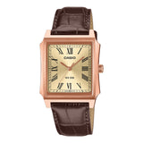 MTP-B190 Reloj Casio de hombre pulsera de cuero 41 mm