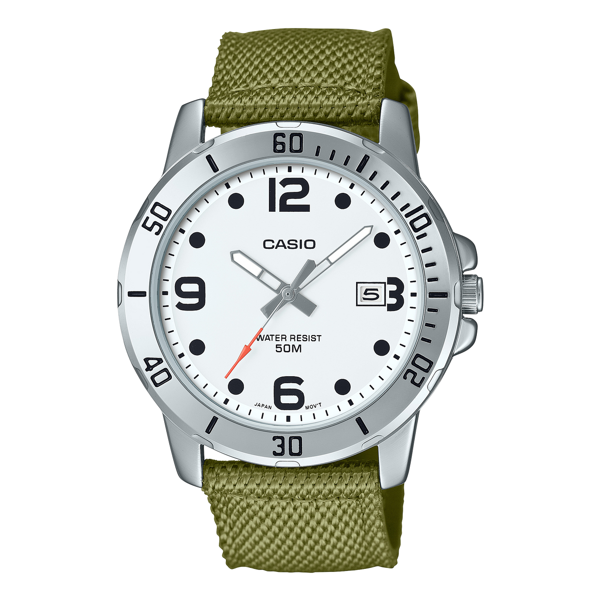 MTP-VD01C Reloj Casio de hombre correa de tela