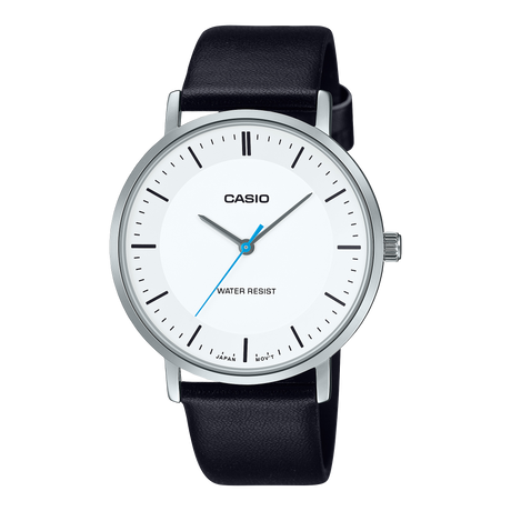 MTP-VT04L Reloj Casio para dama pulsera de cuero