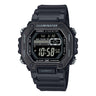 MWD-110 Casio Reloj Digital para Hombre Pulsera de Caucho Illuminator 10 Años de Batería