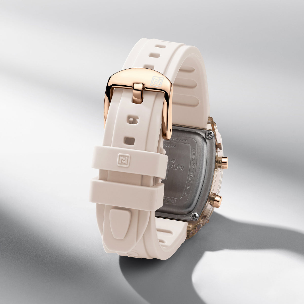 NF7102 Reloj NAVIFORCE para dama pulsera de caucho digital