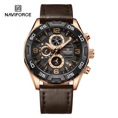 NF8043 reloj Naviforce para caballero pulsera de cuero