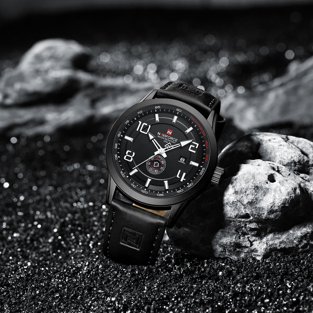 9229 Reloj Naviforce para caballero pulsera de cuero