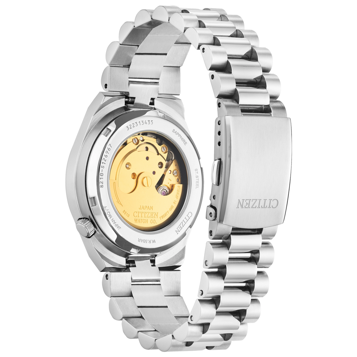 NJ0150-56E Reloj Citizen Tsuyosa de hombre banda de metal