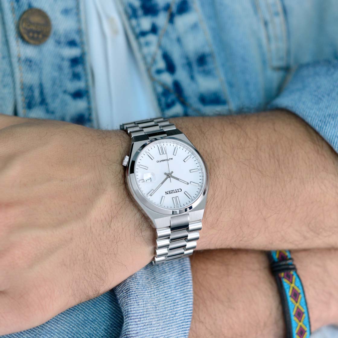 NJ0150-81A Relojes Citizen para caballero pulsera de metal