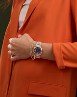 NJ0200-50W Reloj Bulova Tsuyosa Automático de mujer pulsera de metal