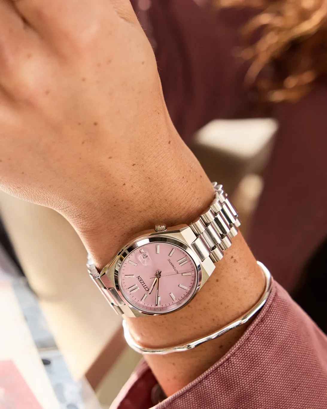 NJ0200-50Z Reloj Citizen Tsuyosa de dama correa de metal