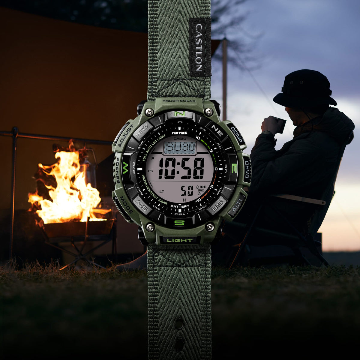 PRG-340 Reloj G-Shock de caballero pulsera de tela