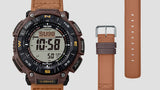 PRG-340 Reloj Casio Pro Trek para hombre pulsera de piel