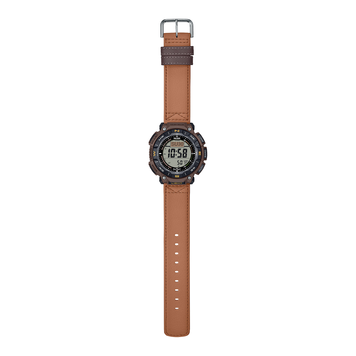 PRG-340 Reloj Casio Pro Trek para hombre pulsera de piel