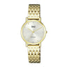 QA21J Reloj QQ para Mujeres pulsera Mesh
