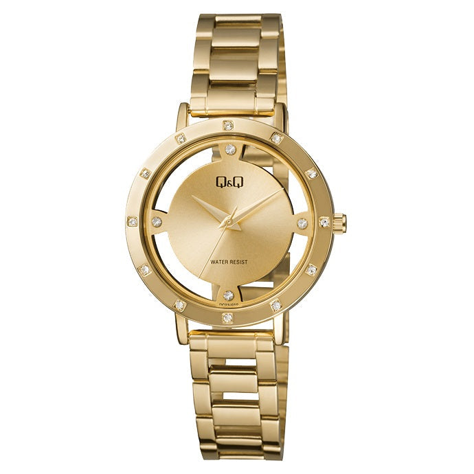 QC23J Reloj QQ para mujer pulsera de metal