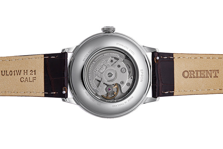 RA-AC0026R Reloj Orient Bambino de hombre pulsera de cuero 40 mm