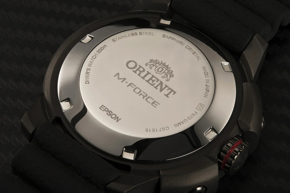 RA-AC0L03B Reloj Orient M-Force de hombre pulsera de silicona