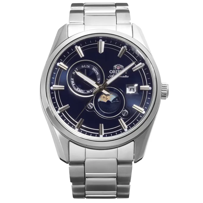 RA-AK0315L Reloj Orient Stretto Day & Night de hombre correa de metal