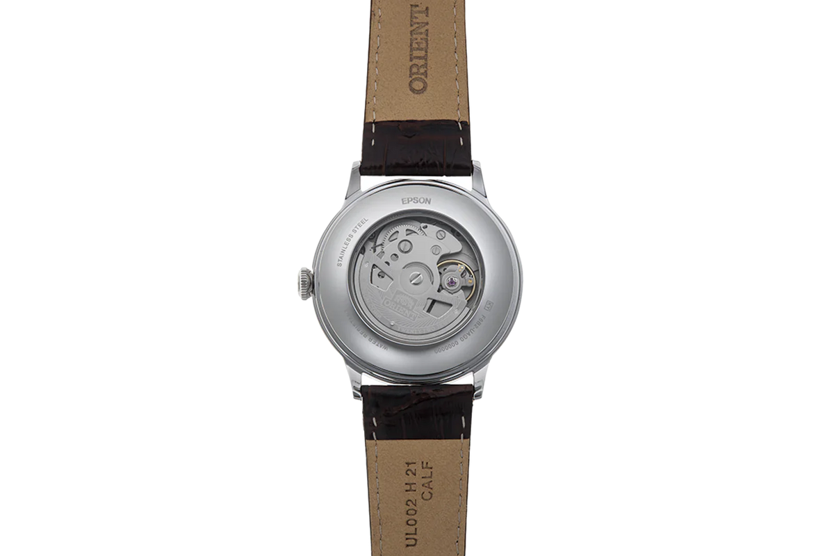 RA-AK0705R Reloj Orient Bambino de caballero pulsera de cuero