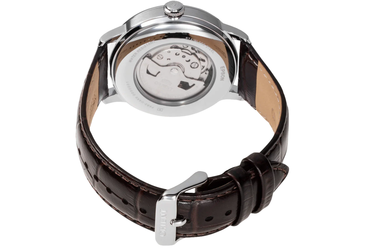 RA-AK0804Y Orient Bambino de caballero correa de cuero