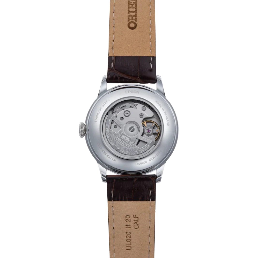 RA-AP0105Y Reloj Orient Bambino de hombre pulsera de piel