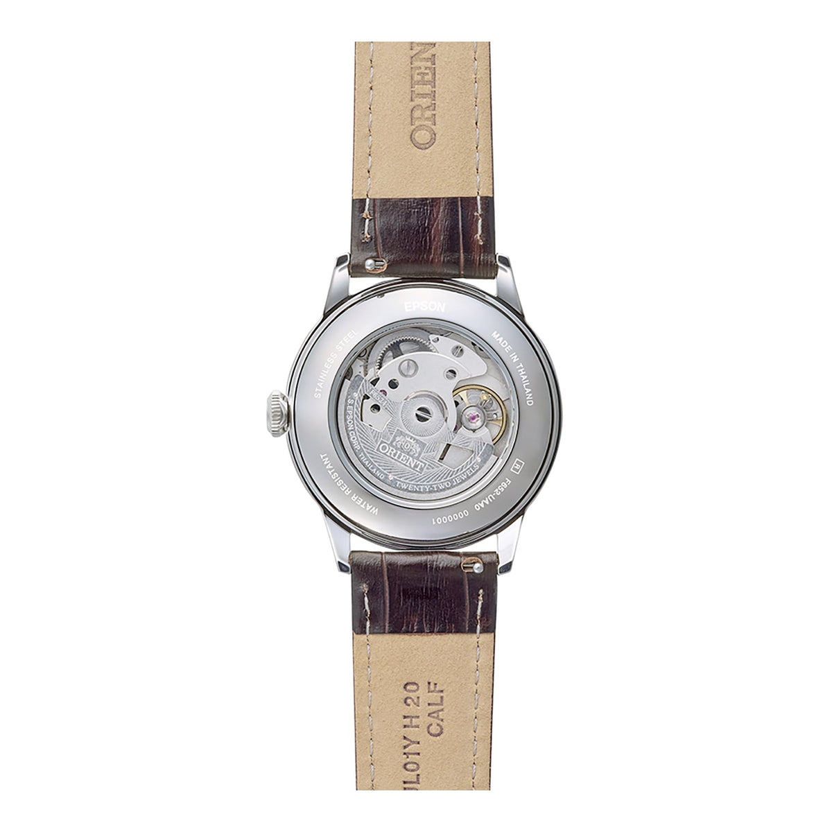 RA-BB0003Y Reloj Orient Bambino Roman Ivory de hombre correa de cuero