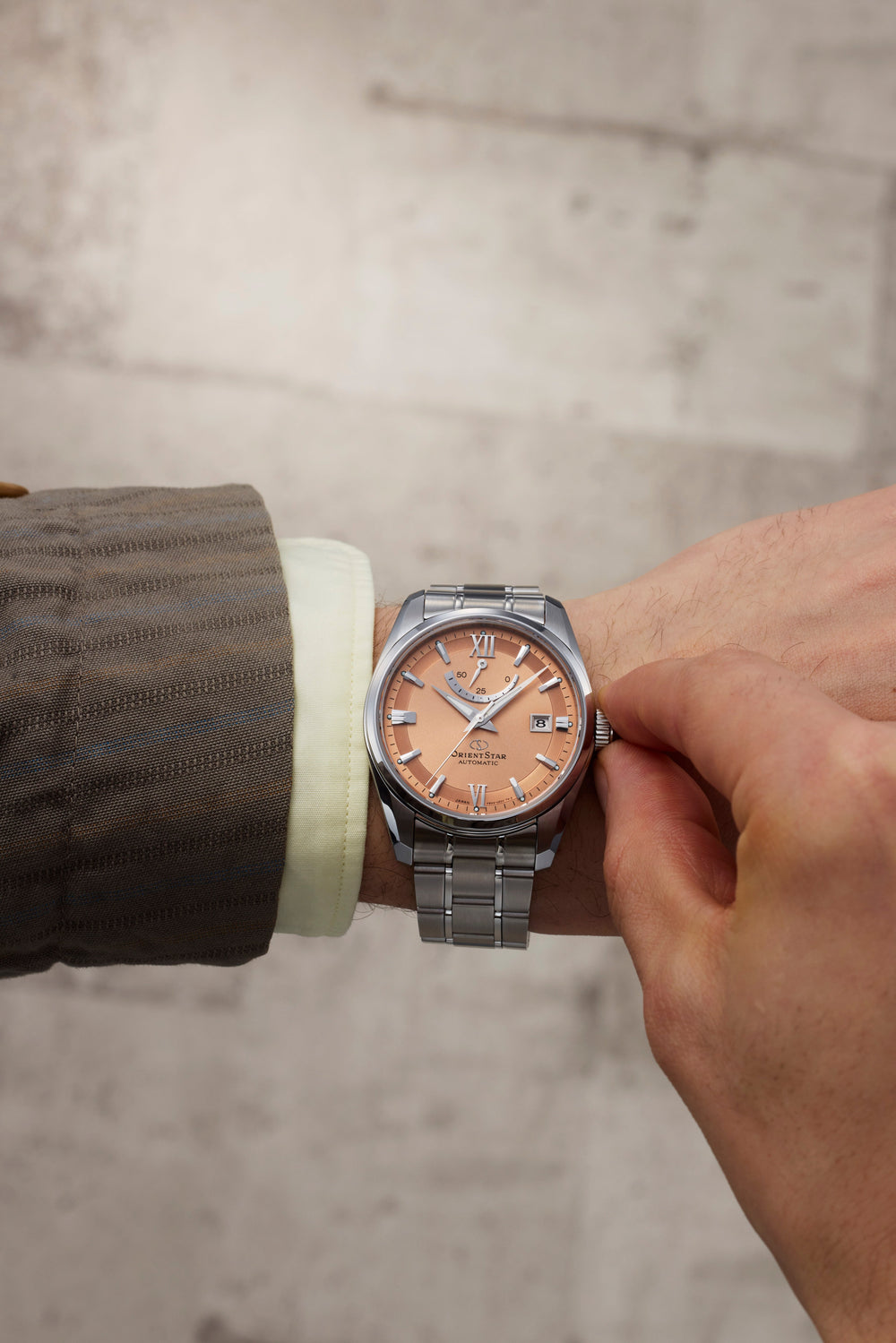 RE-AU0108G Reloj Orient Star Contemporary de hombre correa de metal