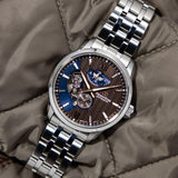 RE-AV0B02Y Reloj Orient Star Layered Skeleton de hombre correa de metal