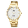 S278J Reloj QQ Análogo para Hombre Pulsera de Acero Inoxidable