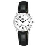 S281J Reloj QQ para Dama pulsera de cuero