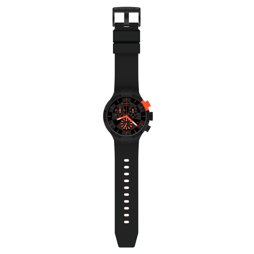 SB02B402 Reloj Swatch Big Bold de hombre pulsera de caucho