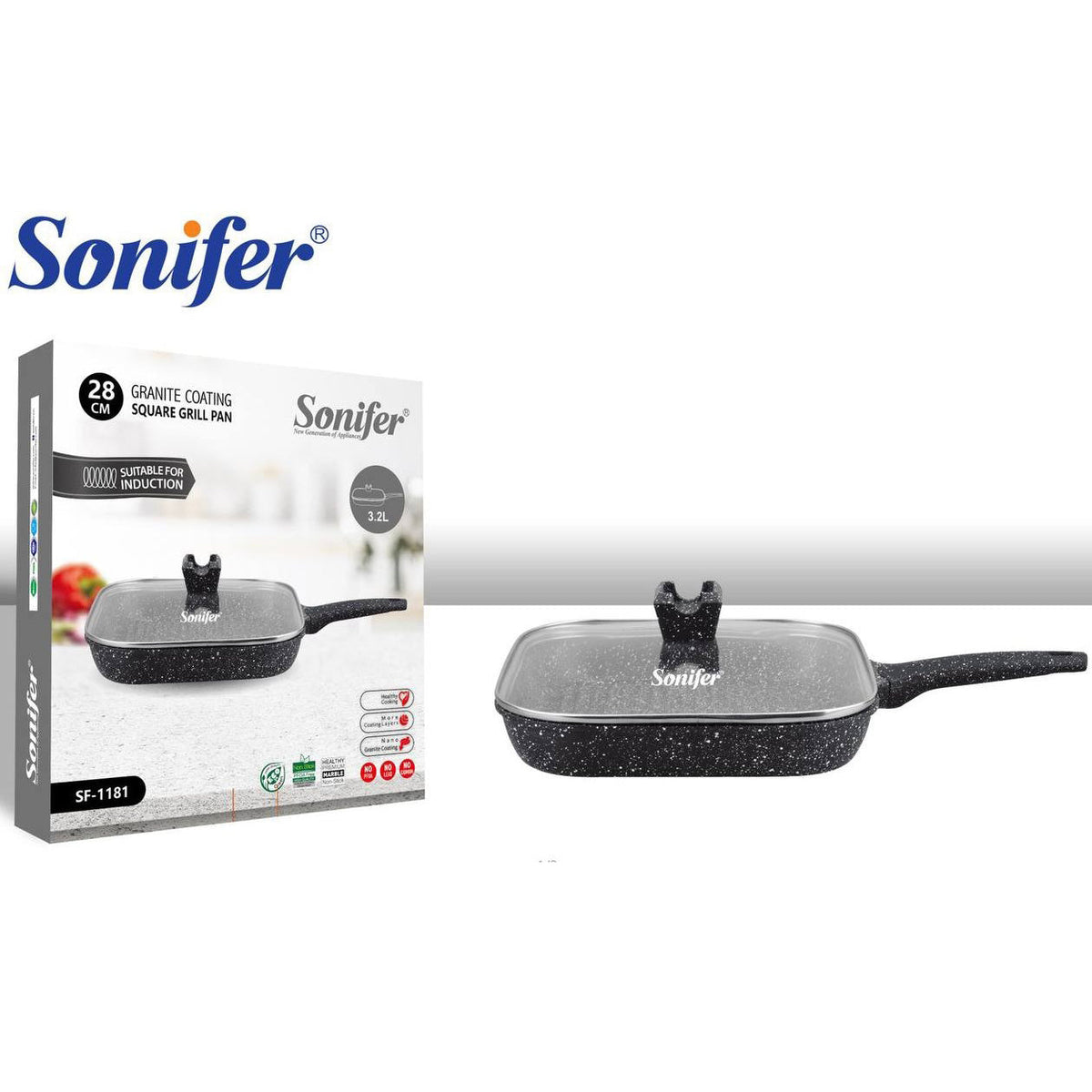 SF-1181 Sartén para parrilla Sonifer