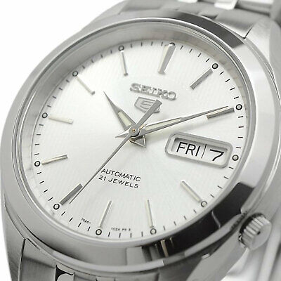 SNKL15K1 Seiko 5 reloj de hombre correa de acero inoxidable