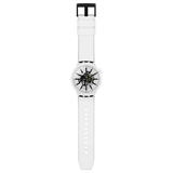SO27E101 Reloj Swatch Blackinjelly de hombre pulsera de caucho
