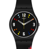 SO28B705 Reloj Black Carousel Squares de hombre correa de resina