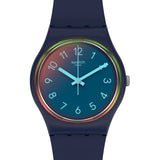 SO28N110 Reloj Swatch LA Night Blue de hombre correa de resina