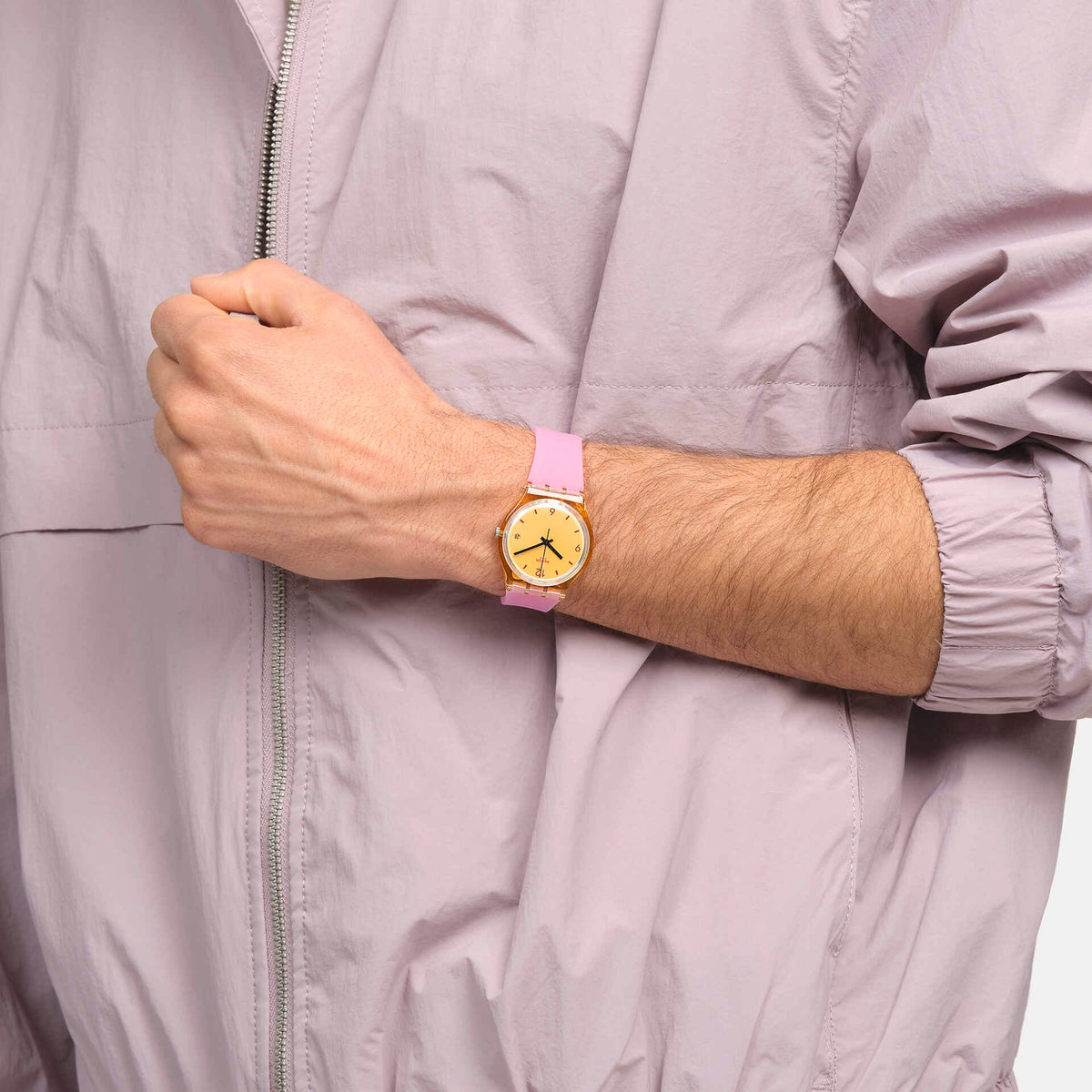 SO28O401 Reloj Swatch Coral Dreams unisex banda de caucho
