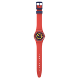 SO28R702 Reloj Swatch Concentric Red unisex pulsera de caucho