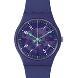 SO28V102 Reloj Swatch Photonic Purple unisex correa de silicona
