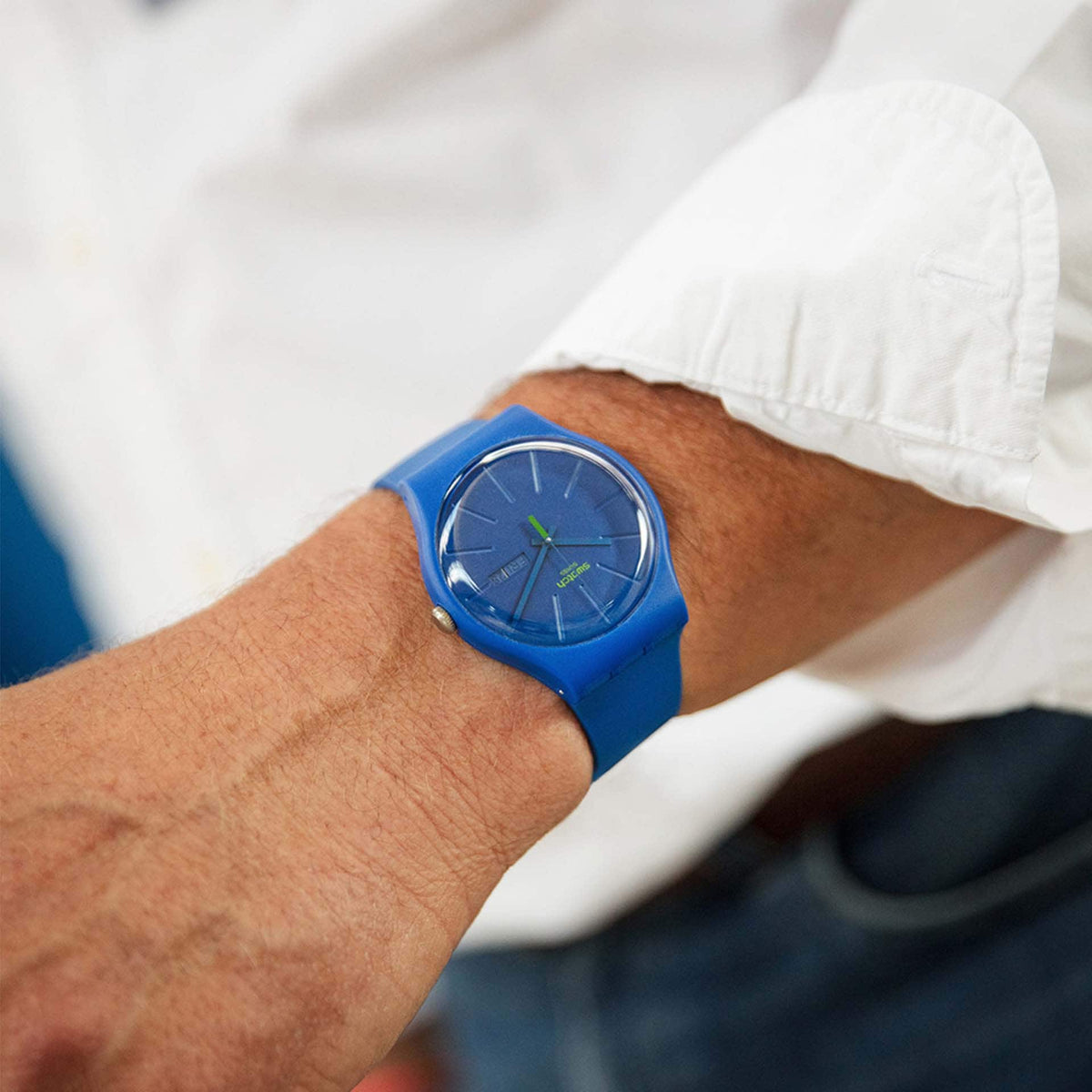 SO29N700 Reloj Swatch Beltempo unisex pulsera de caucho