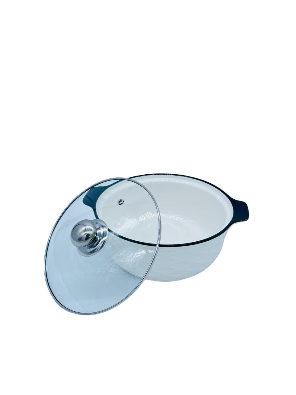 SP-028 Cacerola con tapa de vidrio cerámica 23 cm