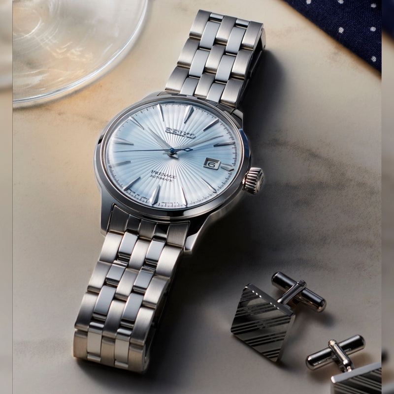 SRP841J1 Reloj Seiko Presage de dama pulsera de metal