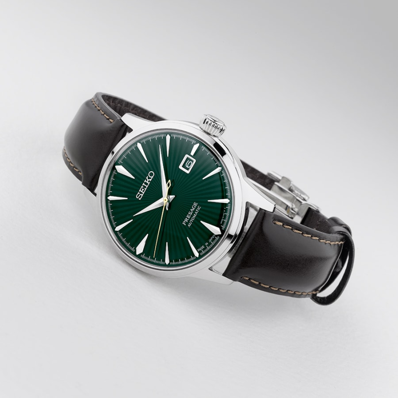SRPD37J1 Reloj Seiko Presage Cocktail Time de caballero pulsera de piel