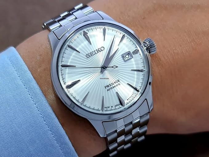 SRPG23J1 Reloj Seiko Presage de hombre pulsera de metal