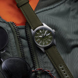 SRPH29K1 Reloj Seiko Serie 5 Análogo para Hombre pulsera de Tela