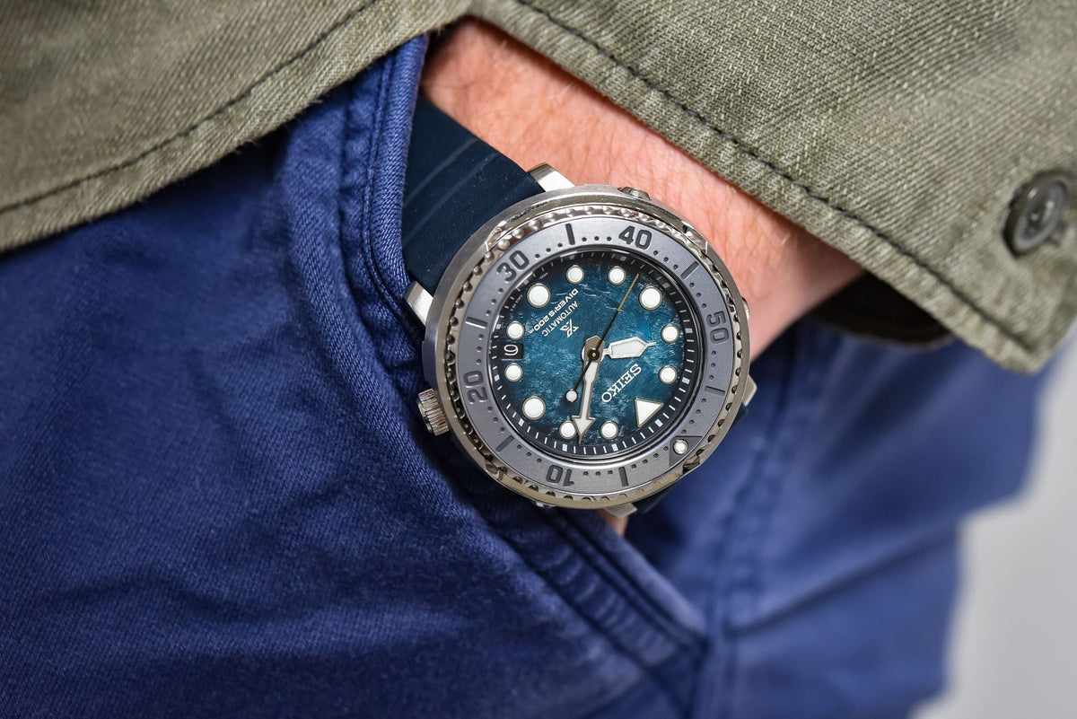 SRPH77K1 Reloj Seiko Prospex Save the Ocean de hombre pulsera de resina