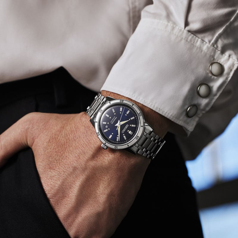 SRPL07J1 Reloj Seiko Presage de caballero correa de metal