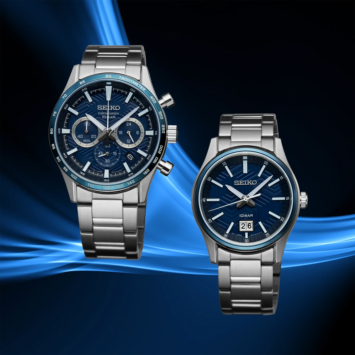 SSB445P1 Reloj Seiko para caballero correa de acero inoxidable