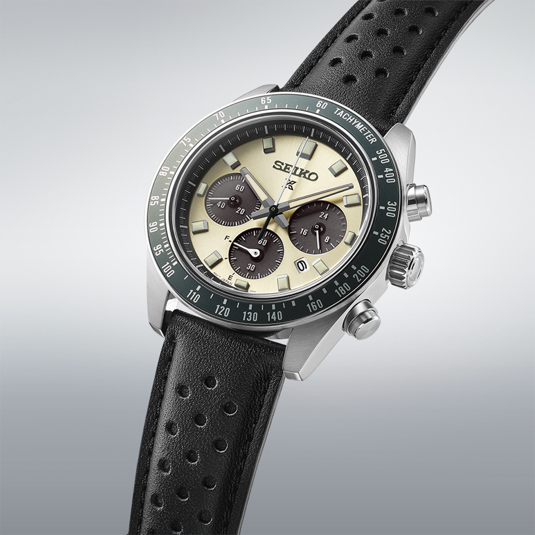 SSC943P1 Reloj Seiko Prospex Speedtimer de hombre pulsera de cuero 41 mm